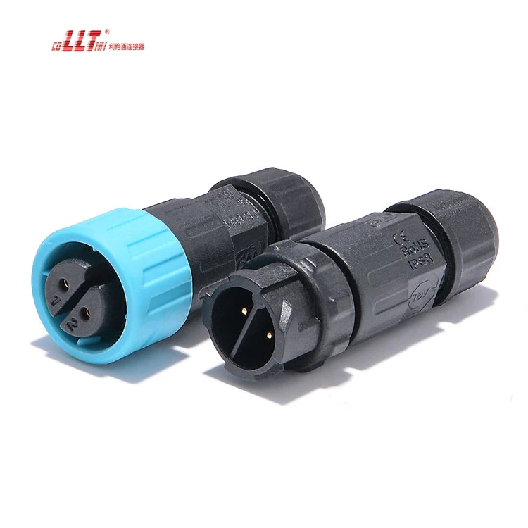 M16 2pin Plastic Connector Electrical Wire Connector Assembly Insulation Watertight Connector thumbnail