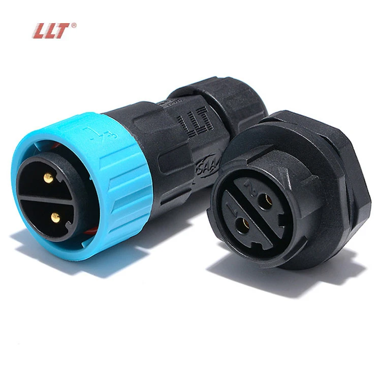LLT 600V 35A M25 2 3 4 Pin Quick Lock Panel Mount Connector IP67 Waterproof Connector thumbnail
