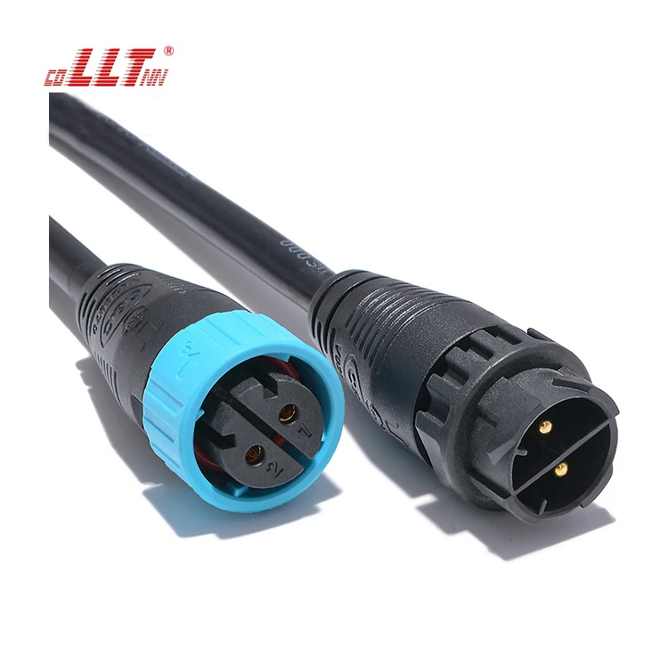 LLT 600V 35A M25 2 3 4 Pin Ip68 Waterproof Power Cable Connector thumbnail