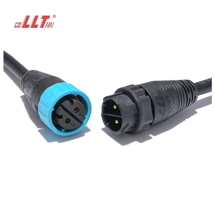 LLT 600V 35A M25 2 3 4 Pin Ip68 Waterproof Power Cable Connector detail 2