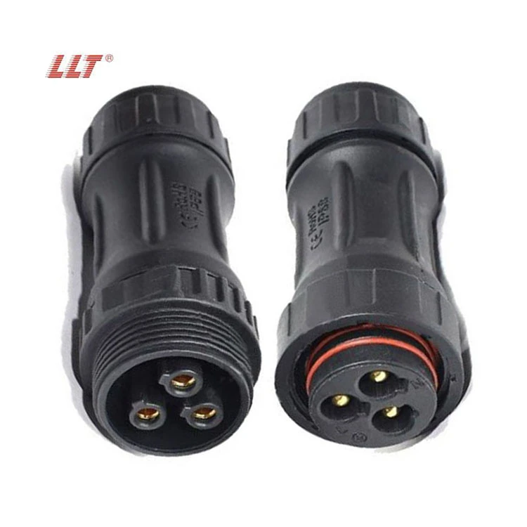 LLT IP68 High Current 80A 3 pin 4 Pin Waterproof Connector LED Power Wire Cable Connectors thumbnail