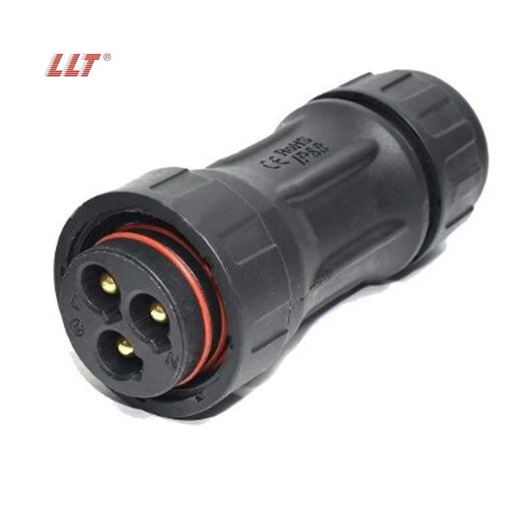 LLT IP68 High Current 80A 3 pin 4 Pin Waterproof Connector LED Power Wire Cable Connectors detail 3