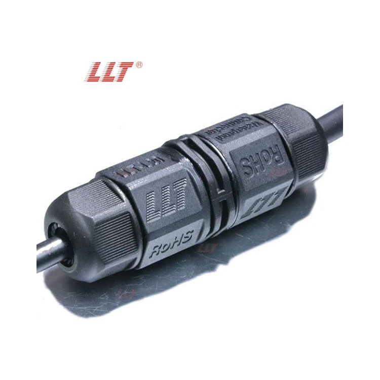 L20 3-Pole Screw Fixing Straight Waterproof Connector IP Connector Cable Joiner thumbnail