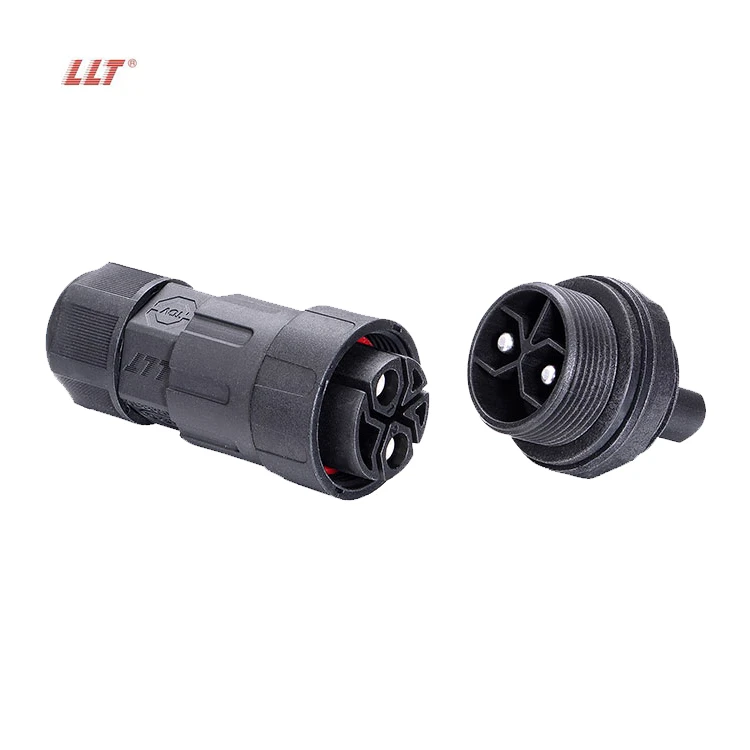 LLT M29 600V 50A High Current Outdoor Waterproof Power Panel Mount Connector thumbnail