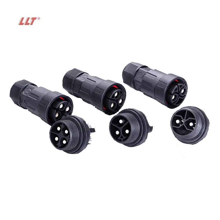 LLT M29 600V 50A High Current Outdoor Waterproof Power Panel Mount Connector detail 2