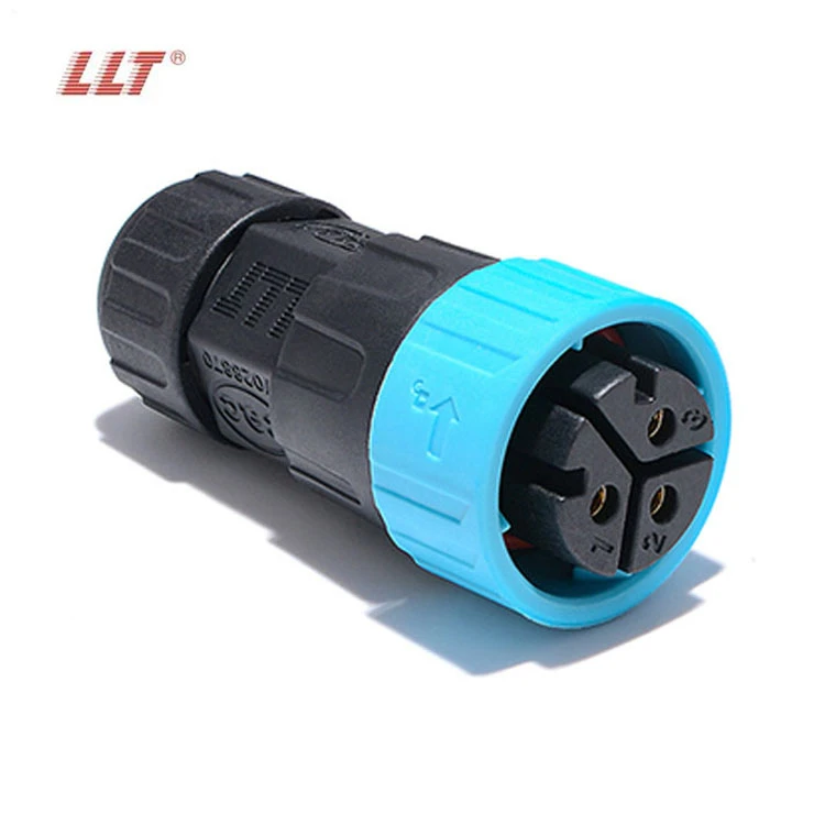 LLT 600V 35A M25 2 3 4 5 Pin Screw Fix Waterproof Connector IP67 detail 3