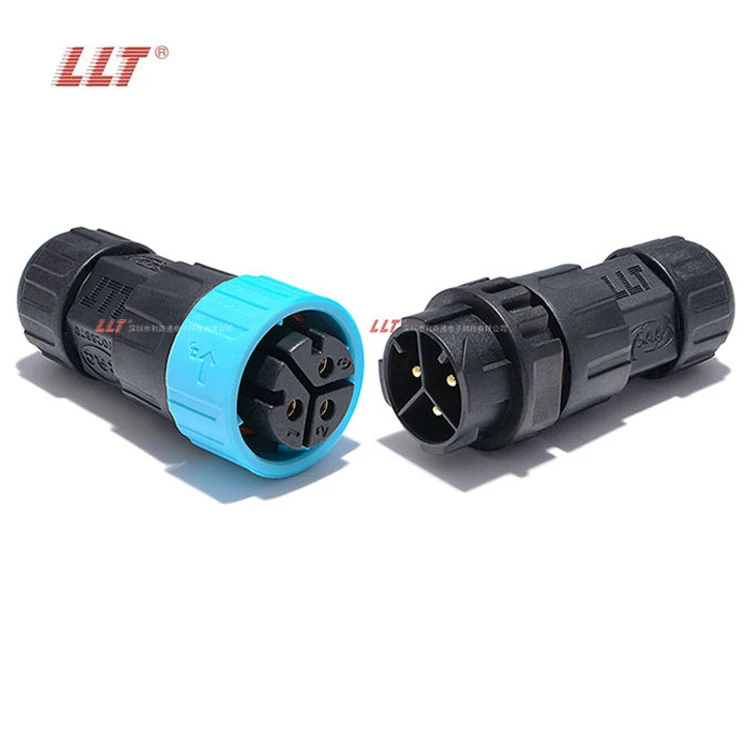 LLT 600V 35A M25 2 3 4 5 Pin Screw Fix Waterproof Connector IP67 detail 5