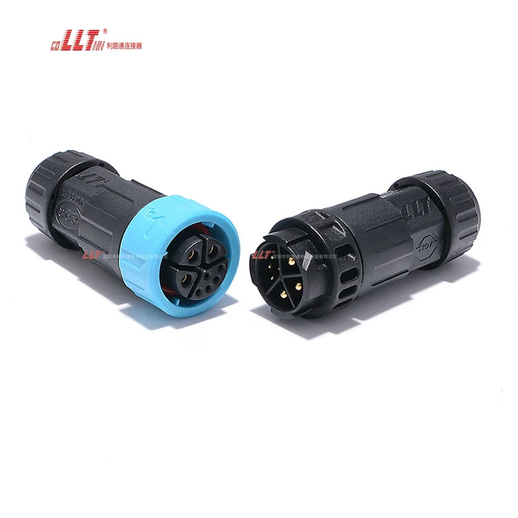 LLT Power and signal 3+5pin Electrical Push Lock IP68 Waterproof Wire Connector thumbnail