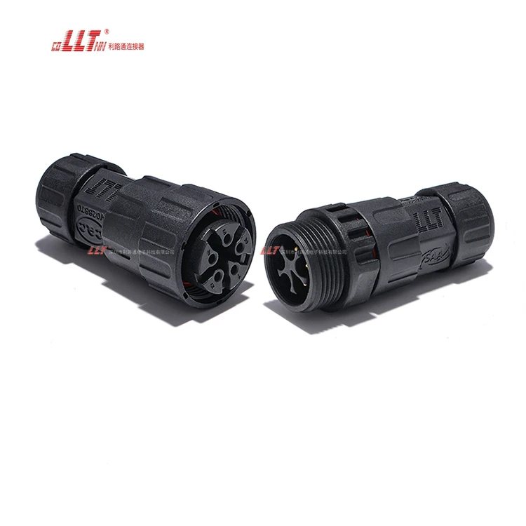 Electrical Wire M25 5 Pin Solder Wire Connector Ip68 Waterproof Power Assembly Connector thumbnail