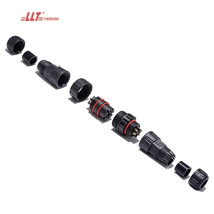 Electrical Wire M25 5 Pin Solder Wire Connector Ip68 Waterproof Power Assembly Connector detail 6