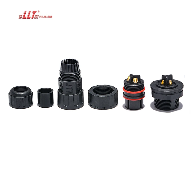 3 Pin IP68 Waterproof Panel M25 Male Socket Female  Industry Power Panel Connector detail 3