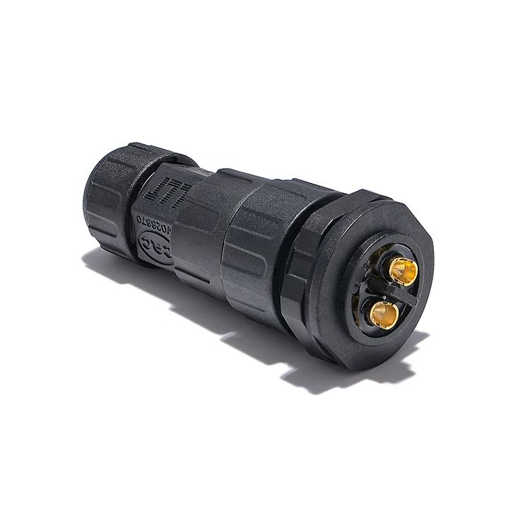 2pin M25 600V 35A high current screw power led light  outdoor panel mount connector detail 7