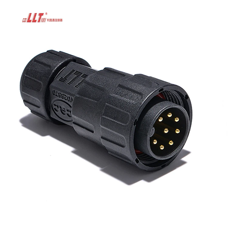 LLT M25 8pin Female Panel Waterproof Power Line Connector Aviation Plug Terminal Block for circuit Connections detail 6