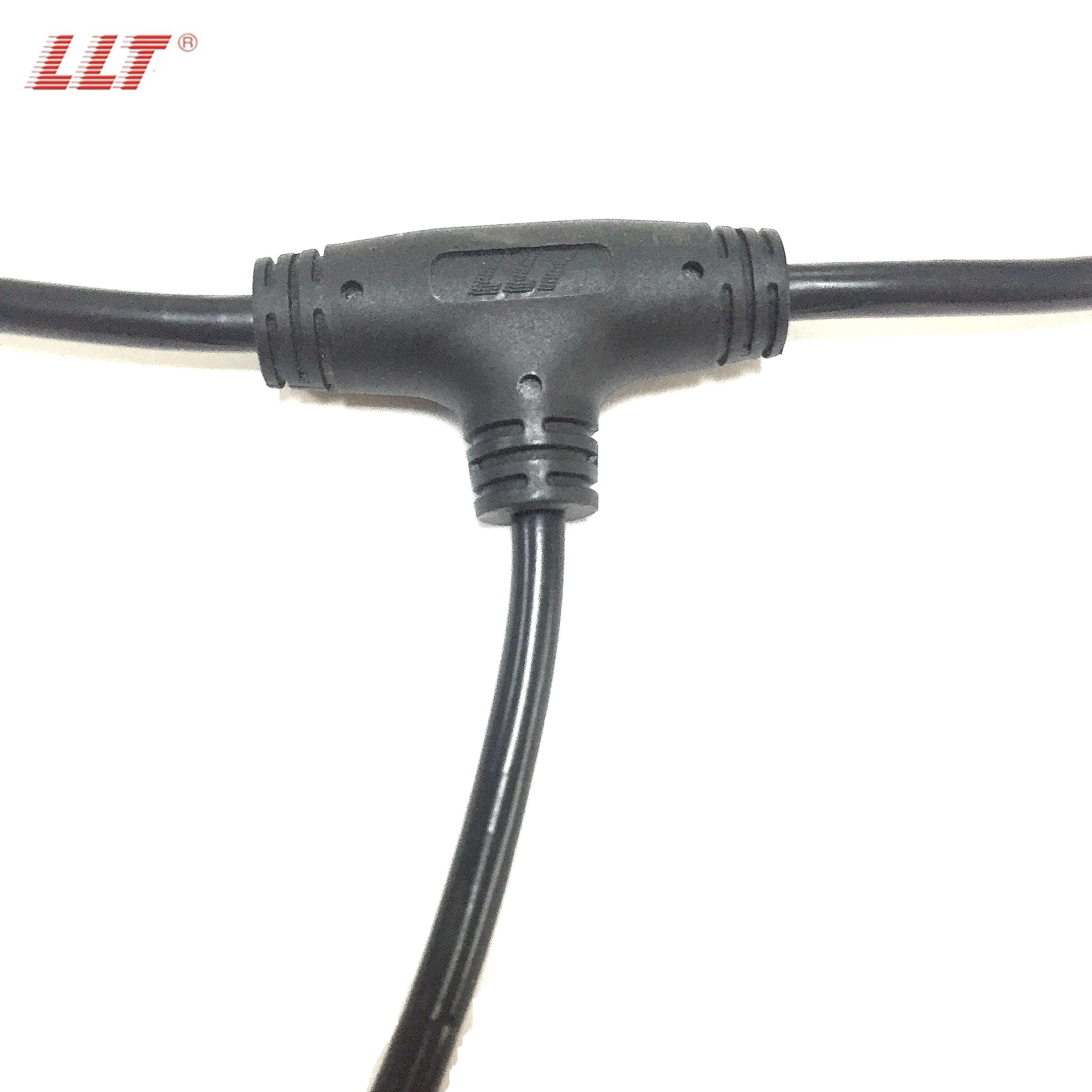 Lilutong Wholesale Tree Cable T Type 3way Led Lighting IP67 Waterproof Cable  Connector thumbnail