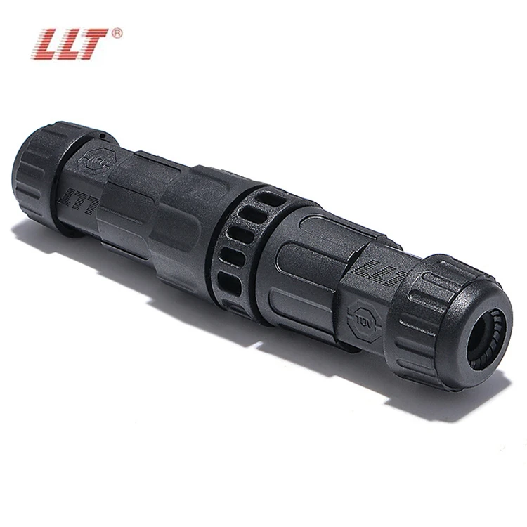LLT M19 Waterproof Connector Set 2 Pin 20A 600V IP68 Aviation Plug Screw Locking Male & Female Pair for LED Power detail 3