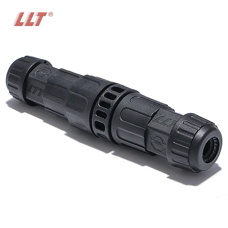 LLT Waterproof Connector M19 IP68 4Pin Line to line Male Female Plugs Socket Outdoor detail 3