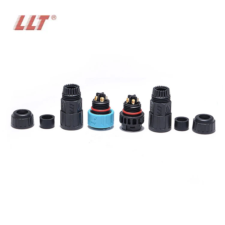 LLT M19 4Pin Assembly Connector Male and Female Push Lock Waterproof Plug for Cable Led Viewing Light detail 6