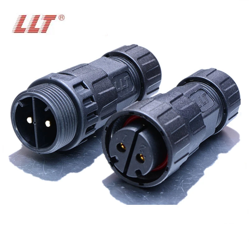 LLT M25 Waterproof IP68 Male and Female Connectors 2 3 4 Core High Power Connector Power Socket thumbnail
