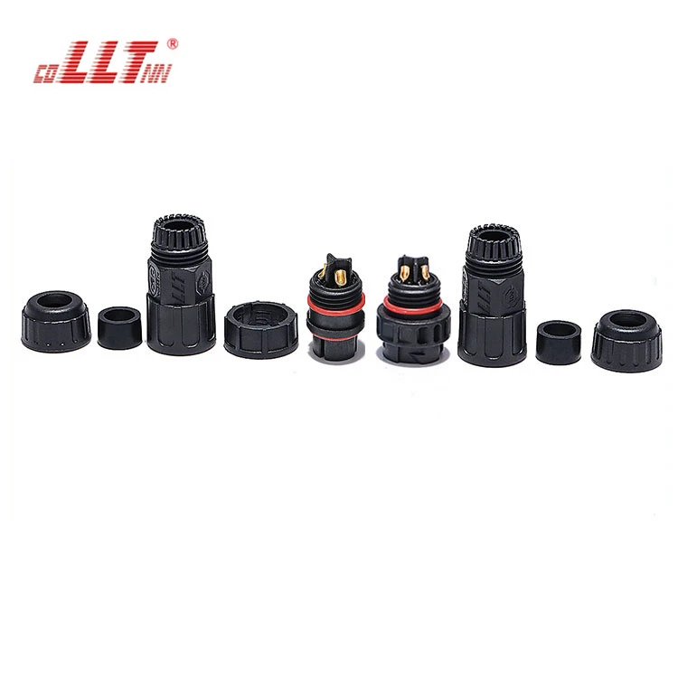 LLT M19 2 3 4 Pin Waterproof Connector IP68 Field Screw/Soldering Industrial Male Female Wire Plug detail 6