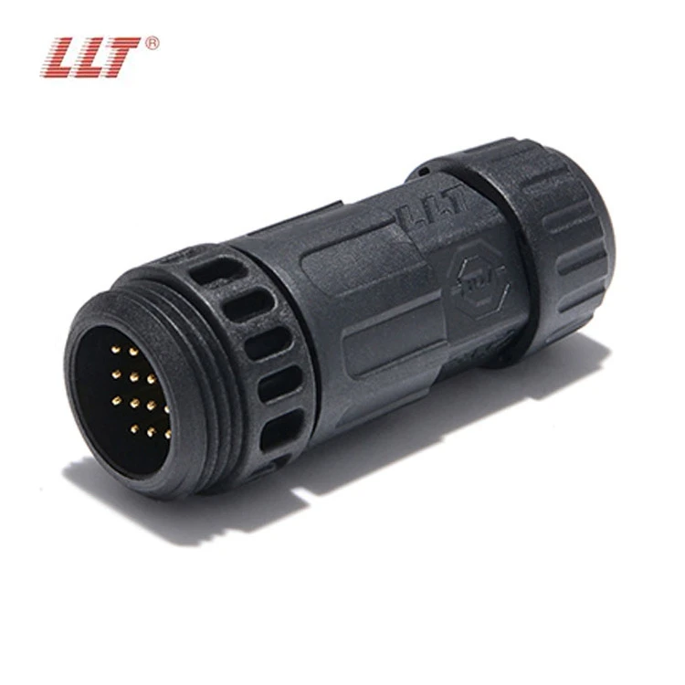 LLT Waterproof Connector M19 Ip67 14 Pin Male Female Plug For Signal detail 5