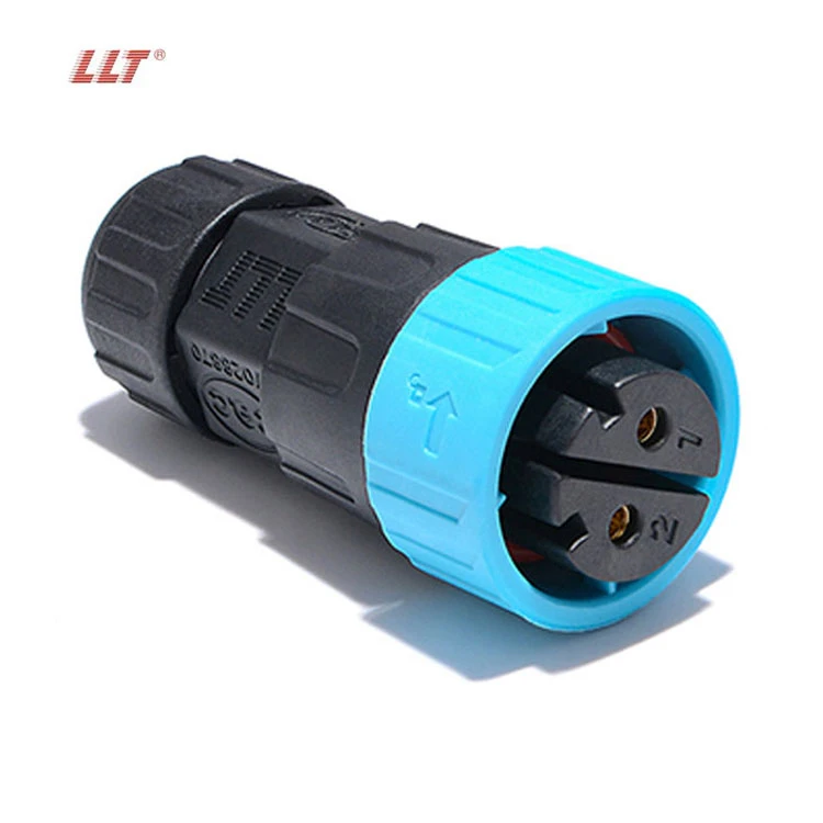 M25 3 Pin Push locking Cable To Cable Waterproof Male Female Connector detail 2