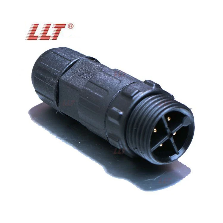 LLT M16 4 Poles Waterproof Male Female Connector Plastic Circular Connectors detail 3