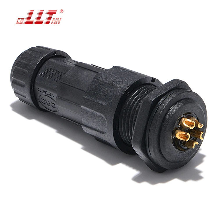 LLT M19 IP68 5 6 7 Pin Waterproof Panel Connector Circular For Data Signal Connection detail 5