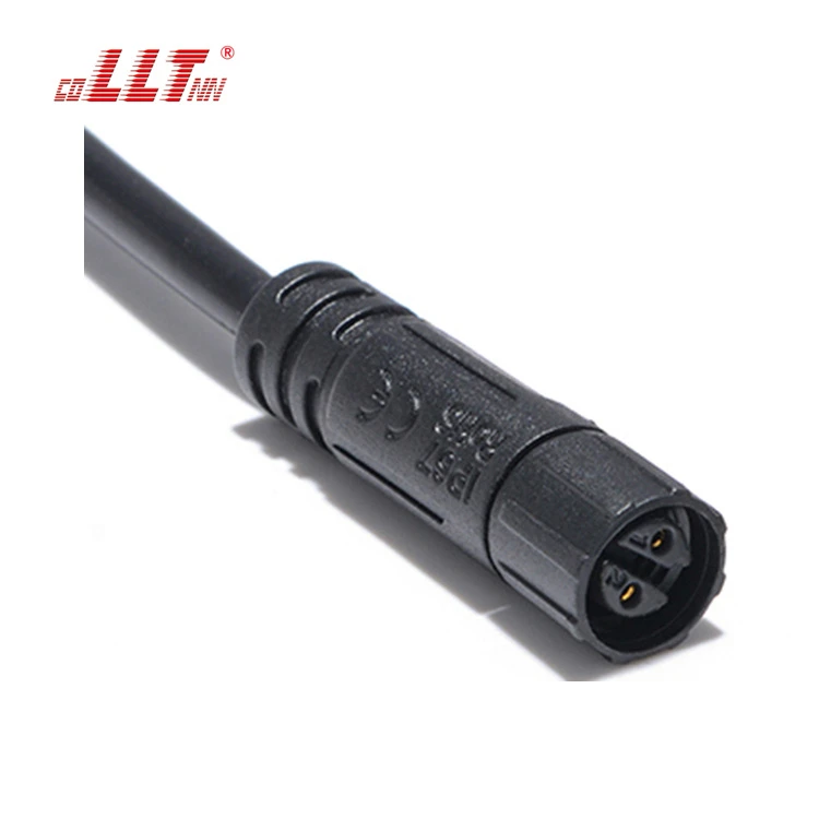 LLT M8 2 3 4 5 Pin Waterproof Cable Connector Male and Female Plug Cable For Signal detail 3