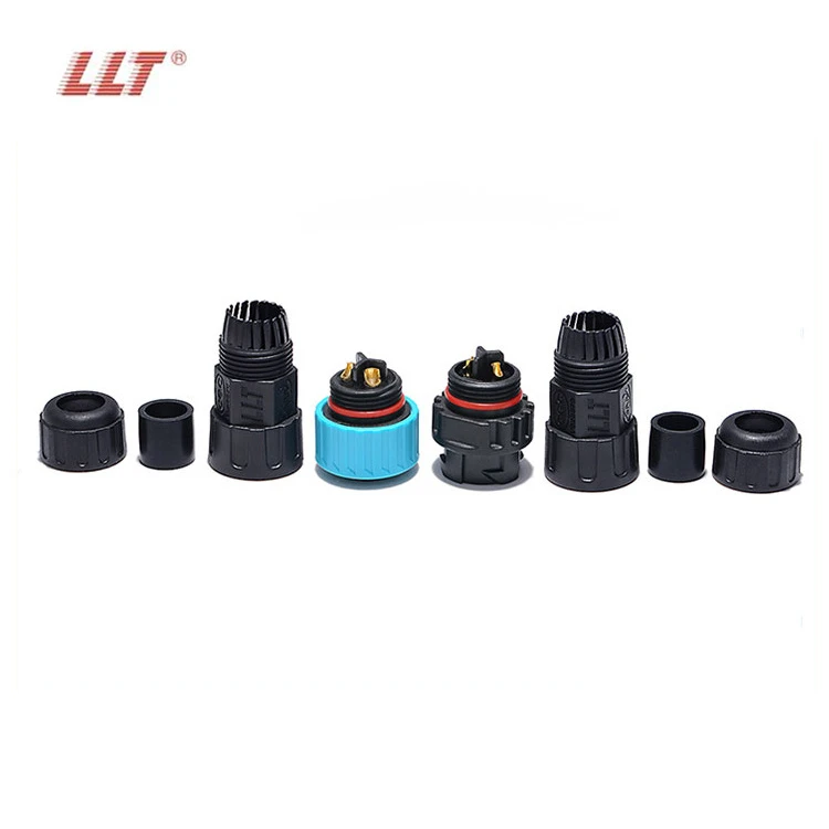 LLT M25 Push Lock 35A 600V 3 Pin Circular Waterproof Connector For Power detail 6