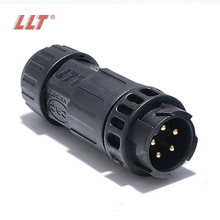 LLT IP67 5 Pin 600VAC 20A Waterproof Male Female Connectors M19 detail 4