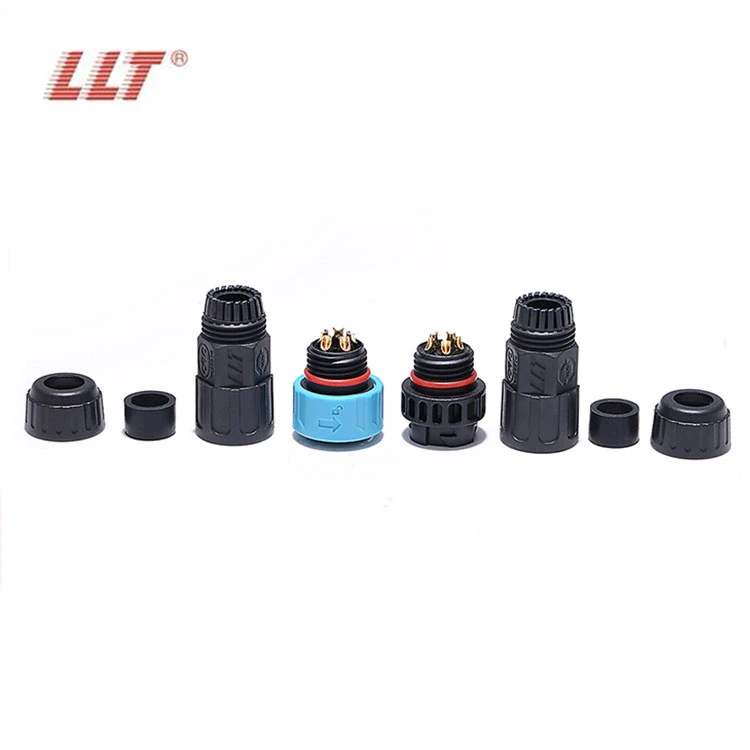LLT IP67 5 Pin 600VAC 20A Waterproof Male Female Connectors M19 detail 6