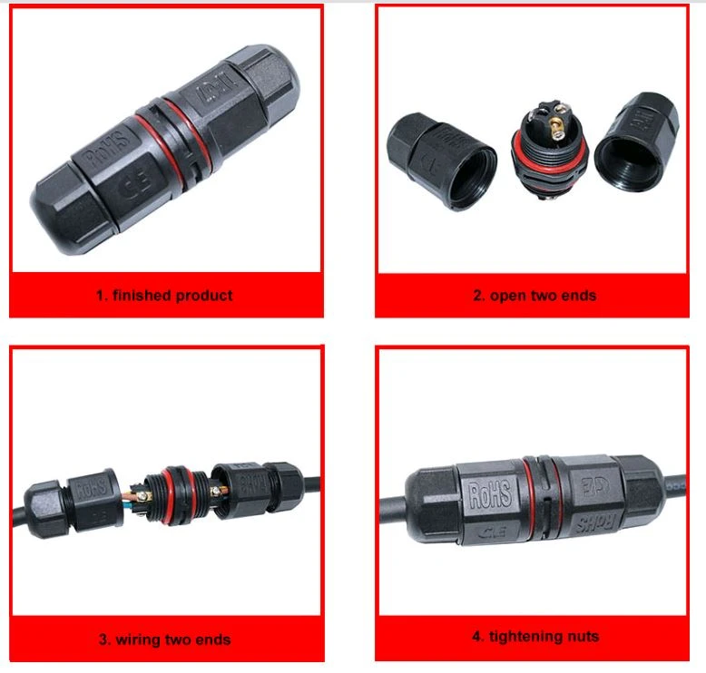 3pin L20 Led Plastic Screw Wire connector detail 5