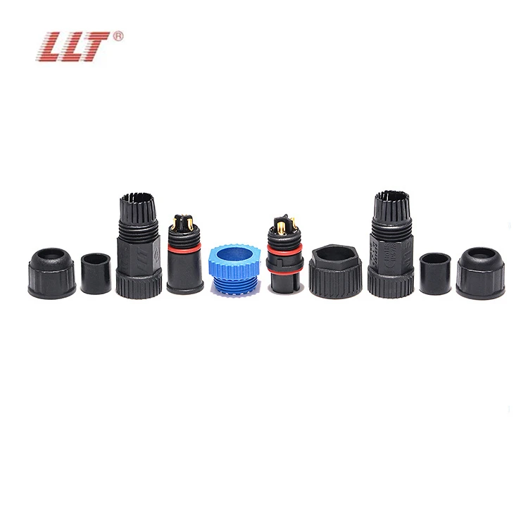 LLT M15 Field Assembly 3 Pin Electrical Power Connectors Water Resistant Cable Connector For Street Lightings detail 6
