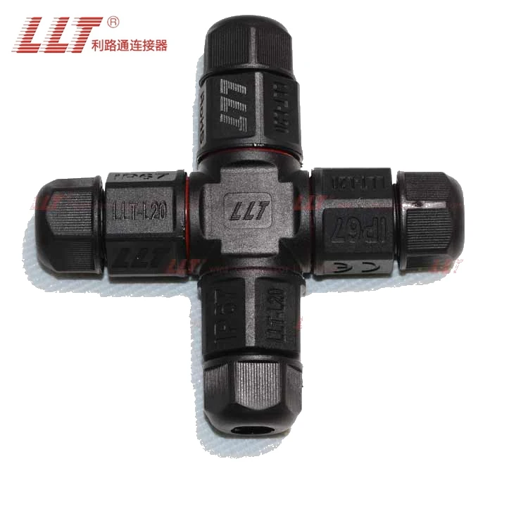 4way Screw Wire LLT 2 Pin L20 Led Lighting Outdoor Assembly Connector detail 5