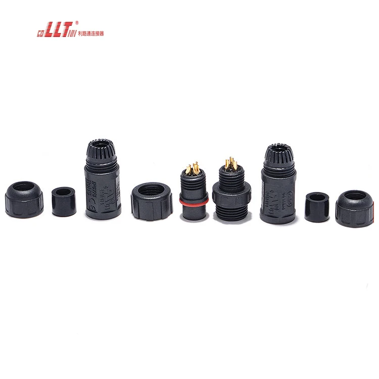 LLT Factory Mini Sensor 3pin M12 Thread Lock IP68 Waterproof Solder Wire Video connector detail 4