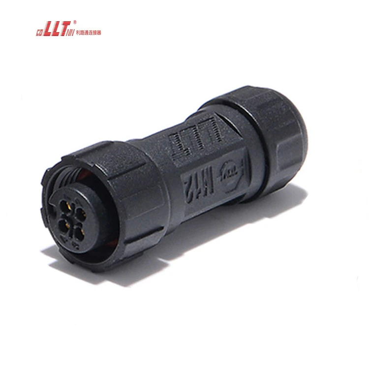LLT Connector 4 Pin IP68 Waterproof M12 Electrical Wire Screw Sensor Connector detail 2