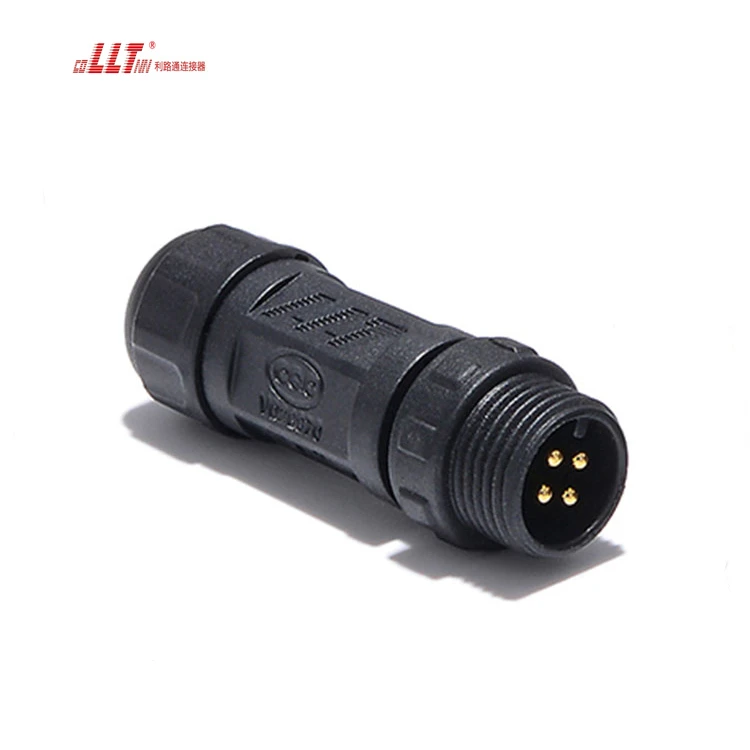 LLT Connector 4 Pin IP68 Waterproof M12 Electrical Wire Screw Sensor Connector detail 3