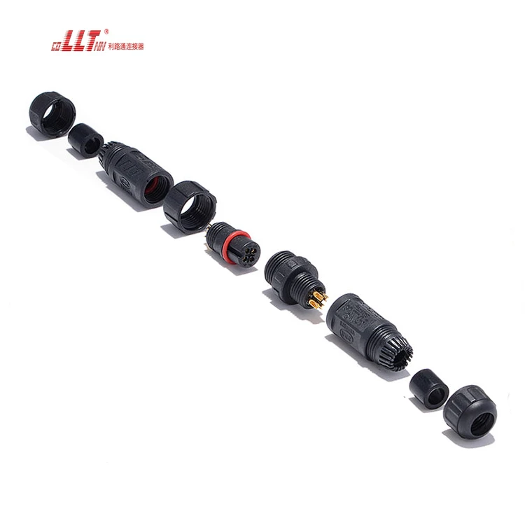 LLT Connector 4 Pin IP68 Waterproof M12 Electrical Wire Screw Sensor Connector detail 4