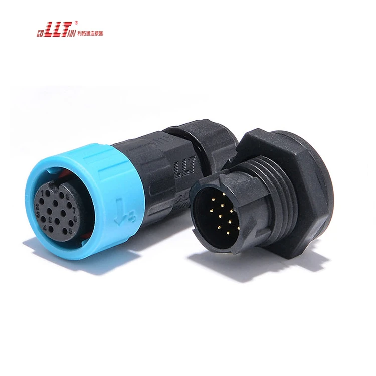 electrical multi 12pin M16 waterproof data connector