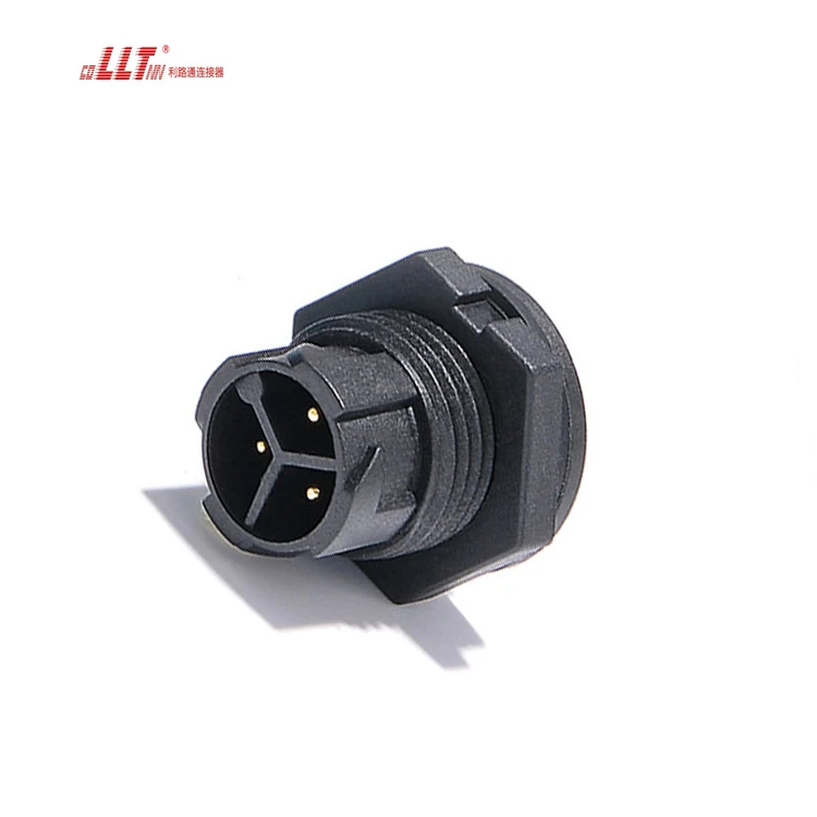 3 Pin Electrical Panel M16 Female Male Terminal Automotive Panel Connectors detail 6