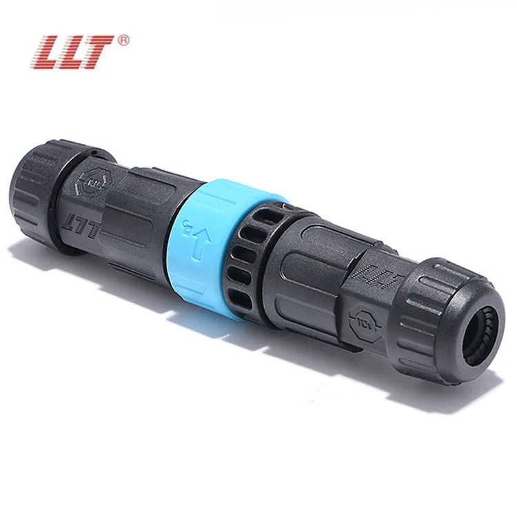 M19 3+5 Push-Lock Waterproof Connector for Three-Phase Motor Power and Signal Control