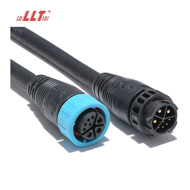 M19 3+5 Push-Lock Waterproof Connector for Three-Phase Motor Power and Signal Control detail 5