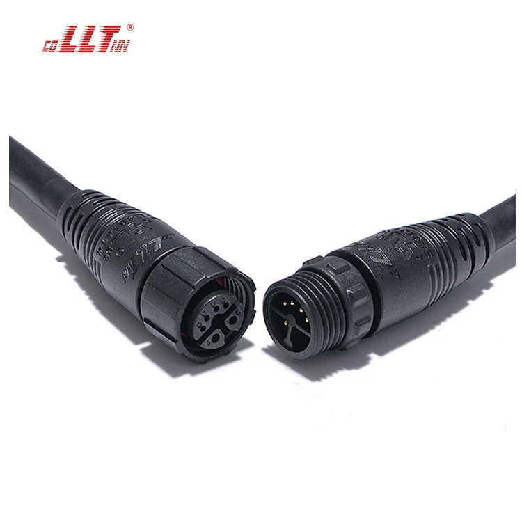 LLT M16 2+4 pin waterproof cable connector