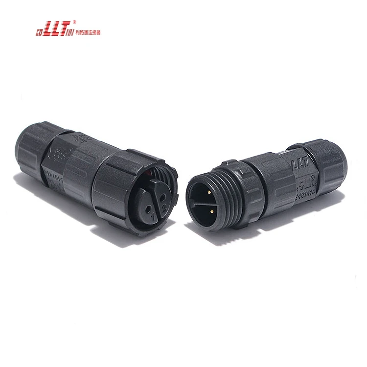 LLT 2pin M16 Male Female Electrical Wire IP687 Waterproof Connector detail 7