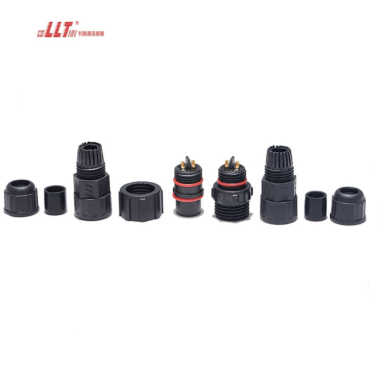 LLT 2pin M16 Male Female Electrical Wire IP687 Waterproof Connector detail 8
