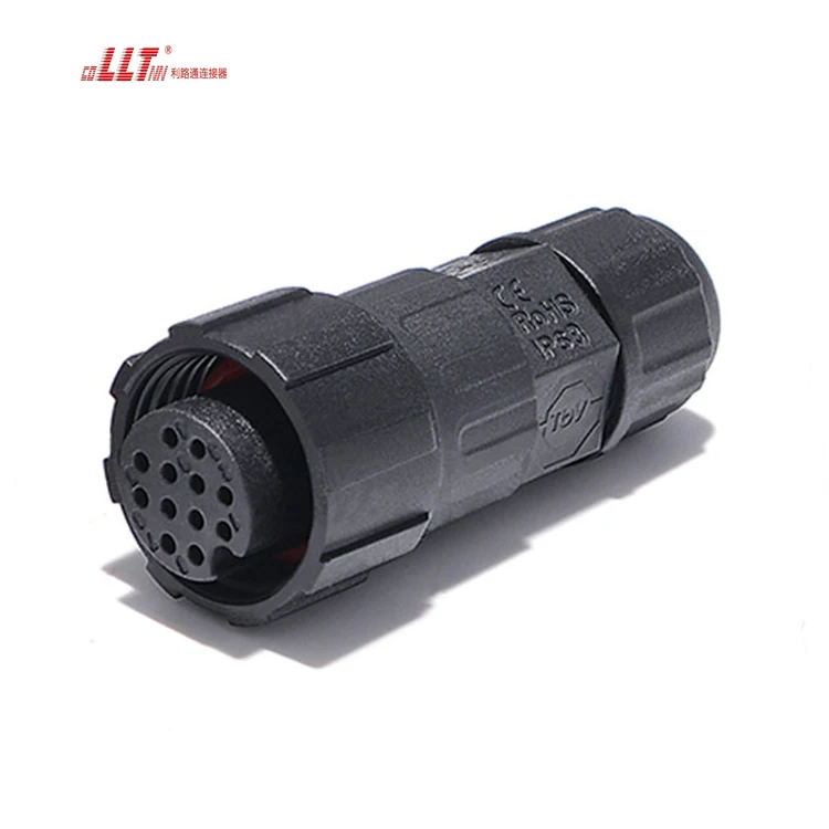 LLT M16 Multipin Connector 12pin 5A IP68 signal Data Plug Male Female Electrical Wire Connector detail 5