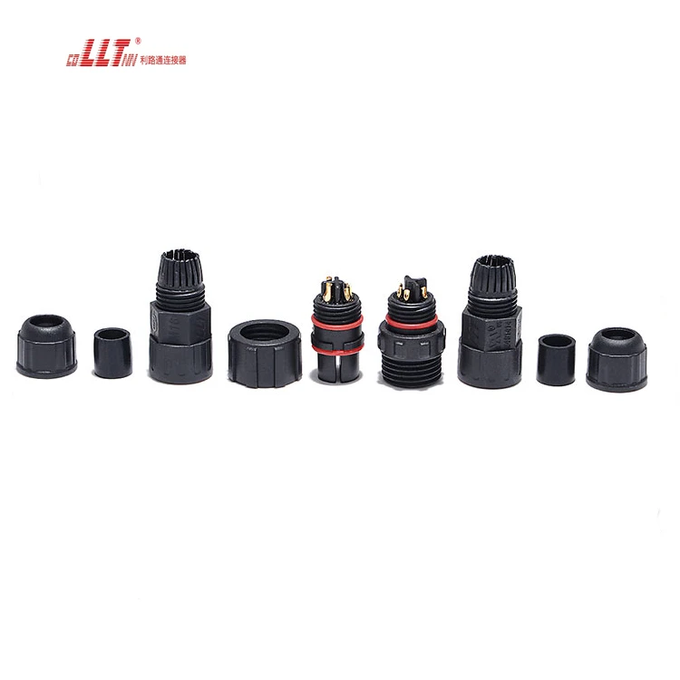M16 2+3pin composed power signal Data male female assembly connector detail 7