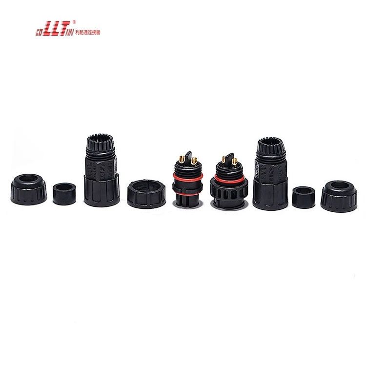 LLT Connector 2pin M19 IP68 Electrical Cable Waterproof Connector detail 6