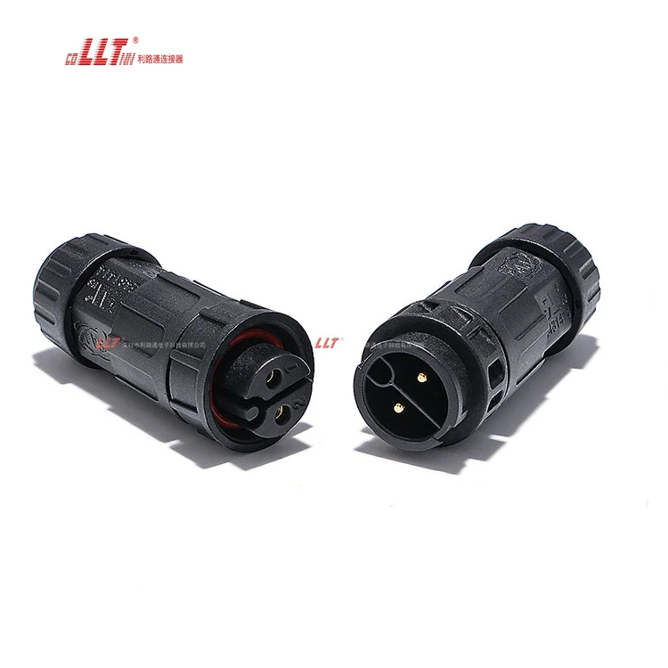 LLT Connector 2pin M19 IP68 Electrical Cable Waterproof Connector detail 7