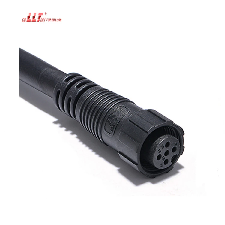 LLT 5pin M16 Aviation Extension Cable Joiner Ac Solar Inverter Connector detail 3